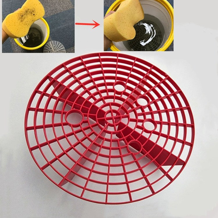 Car Washing Filter Sand And Stone Isolation Net, Size:Diameter 23.5cm(Red) by buy2fix