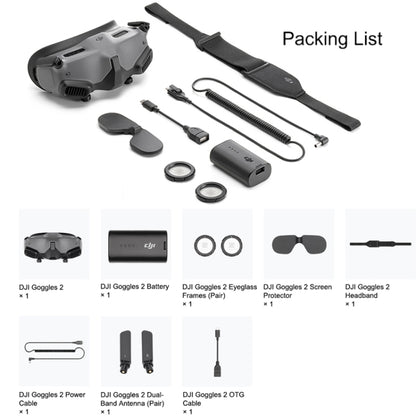 Original DJI Goggles 2 Dual 1080p Micro-OLED Screens - DJI & GoPro Accessories by DJI | Online Shopping UK | buy2fix