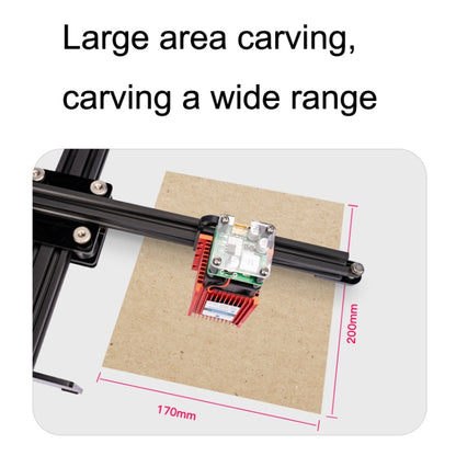 DAJA D2 15W Stainless Steel Metal Automatic CNC Small Portable Laser Engraving Machine(US Plug) - Consumer Electronics by DAJA | Online Shopping UK | buy2fix