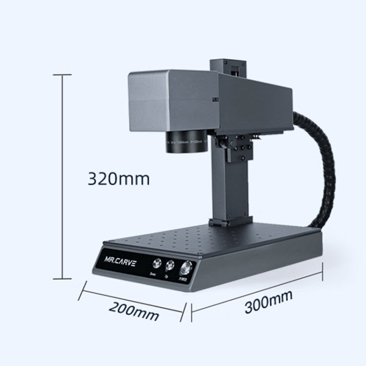 DAJA M1 Pro 10W Metal Nameplate High Precision Characters Laser Carving Machine, Style:Industrial Software(US Plug) - Consumer Electronics by DAJA | Online Shopping UK | buy2fix