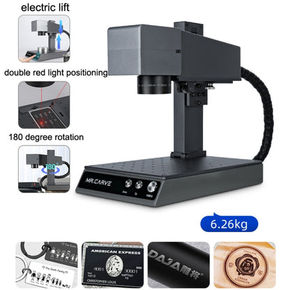 DAJA M1 Pro 10W Metal Nameplate High Precision Characters Laser Carving Machine, Style:Rotating Shaft(EU Plug) - Consumer Electronics by DAJA | Online Shopping UK | buy2fix