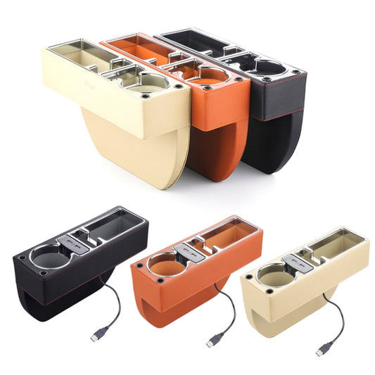 SUSISUN SNH010 Car Seat Gap Storage Box, Style:Positive Drive(Apricot) by SUSISUN