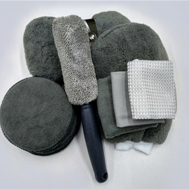 9 In 1 Car Wash Cleaning Kit Car Wash Supplies Car Wash Tools(Gray) by buy2fix