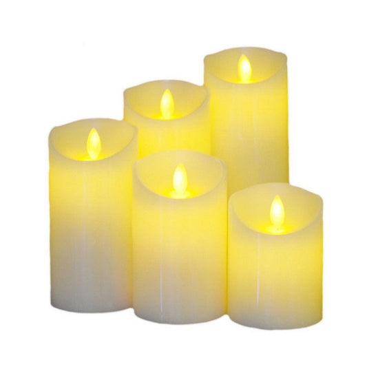 LED Electronic Candle Light Birthday Wedding Home Decoration Props Candle Holder, Rechargeable, Size: 7.5 x 15CM by buy2fix