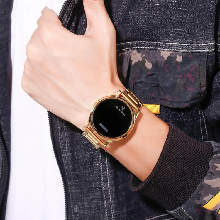 SKMEI 1684 Versatile Sports Steel Belt Men Electronic Watch, Colour:Rose Gold - Alloy Watches by buy2fix | Online Shopping UK | buy2fix