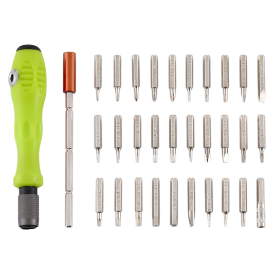 32-in-1 CRV Steel Mobile Phone Disassembly Repair Tool Multi-function Combination Screwdriver Set(Gray Green) by buy2fix