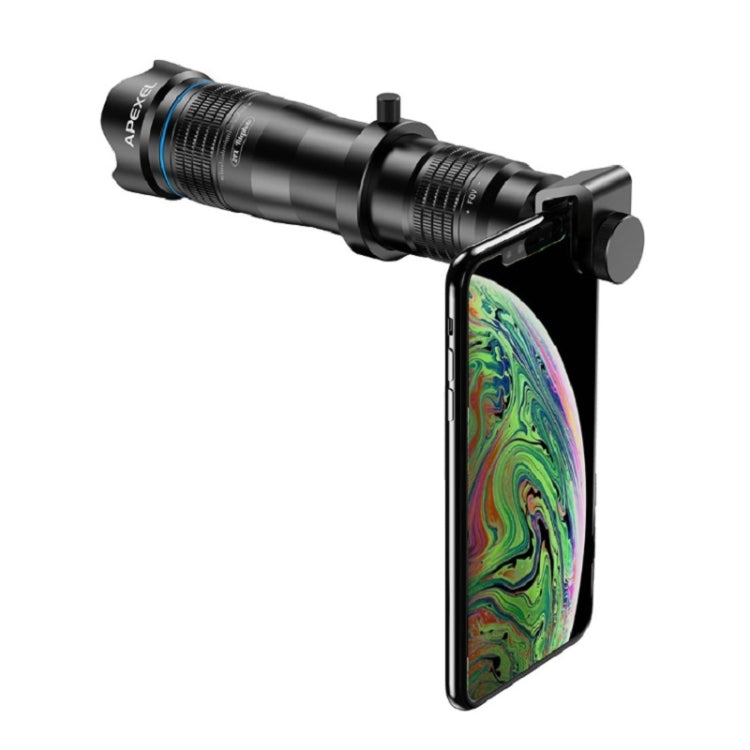 APEXEL APL-JS36XJJ04 Full Metal 36X High List Tube External Dual-tone Telescope Universal Telephoto Mobile Phone Lens - Telescope & Microscope by APEXEL | Online Shopping UK | buy2fix