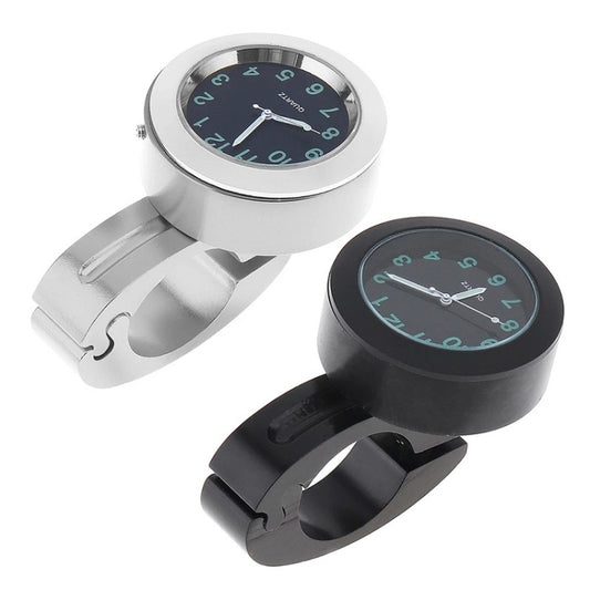 Motorcycle Bike Modified Handlebar Clock Watch(Black) by buy2fix