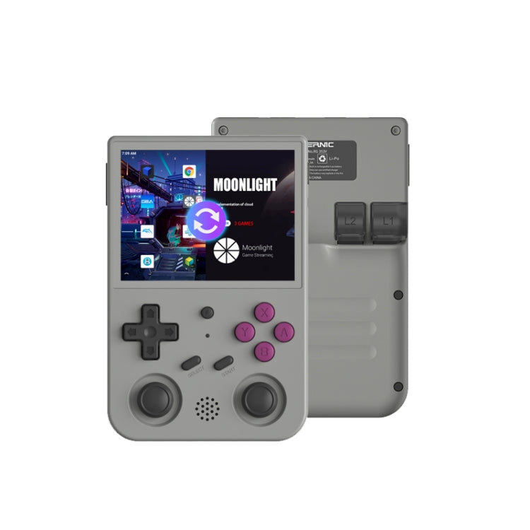 ANBERNIC RG353VS 3.5 Inch Wireless Game Box Linux Single OS Handheld Game Console Machine Only(Gray) by ANBERNIC