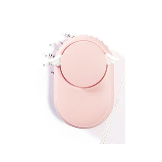 USB Charging Fan Brushless Hanging Neck Mini Sling Lazy Fan(Angel Pink) by buy2fix