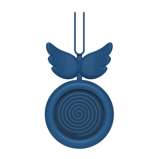 USB Charging Fan Brushless Hanging Neck Mini Sling Lazy Fan(Blue) by buy2fix