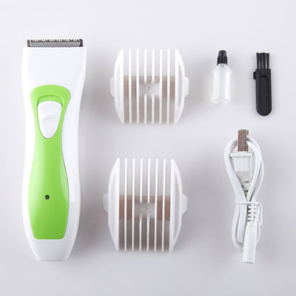 Hair Clipper Rechargeable Electric Clippers Haircut Tools For Children(Green and White) - Hair Trimmer by buy2fix | Online Shopping UK | buy2fix