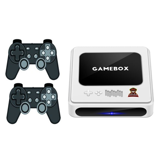 GD10 64G Built-In 30000+ Games Dual System Set-Top Box 3D Home 4K HD  TV Game Console Box EU Plug(White) - Pocket Console by buy2fix | Online Shopping UK | buy2fix