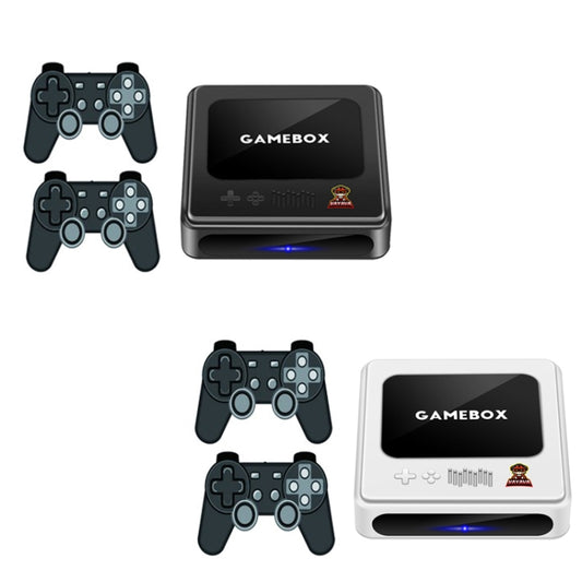 GD10 128G Built-In 40000+ Games Dual System Set-Top Box 3D Home 4K HD TV Game Console Box AU Plug(Black) by ANBERNIC