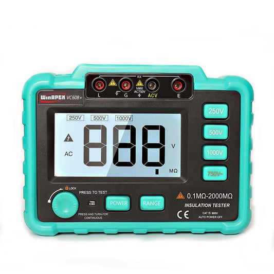 VC60B+ Digital Multimeter Measuring Instrument Digital Insulation Resistance Tester by buy2fix