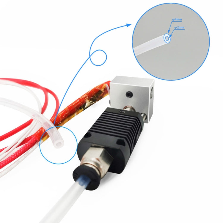 Anet ET4 Hot-end Extrusion Head Adaptor with Heating Rod Thermistor 3D Printer Extrusion Head Kit(As Show) - Consumer Electronics by buy2fix | Online Shopping UK | buy2fix