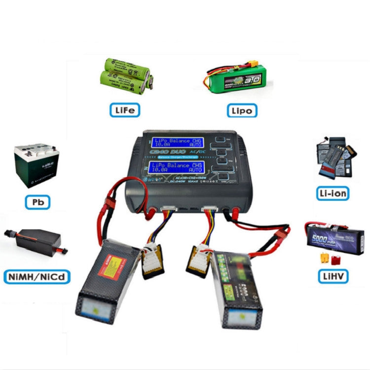 HTRC C240 Balanced Lithium Battery Charger Remote Control Airplane Toy Charger, Specification:US Plug - Toys & Hobbies by HTRC | Online Shopping UK | buy2fix