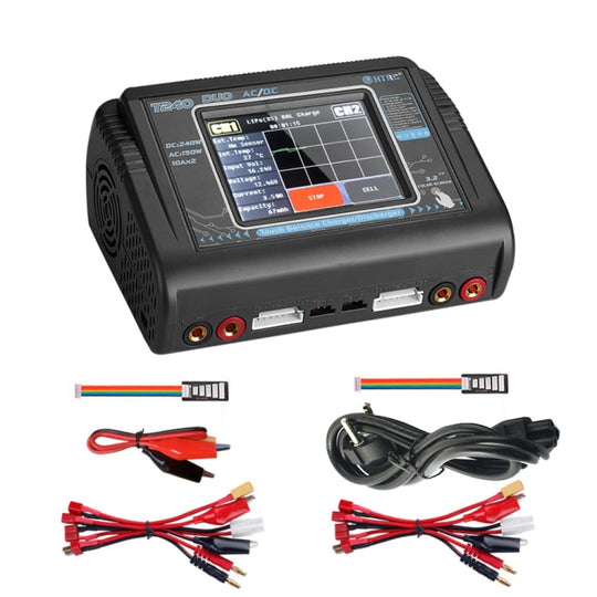 HTRC T240 Touch Balance modèle avion chargeur de batterie au Lithium télécommande voiture jouet B6 chargeur, prise ue