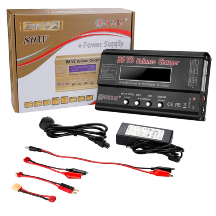 HTRC B6 V2 Balance Charger Intelligent Model Airplane Lithium Battery Charger, US Plug - Toys & Hobbies by HTRC | Online Shopping UK | buy2fix