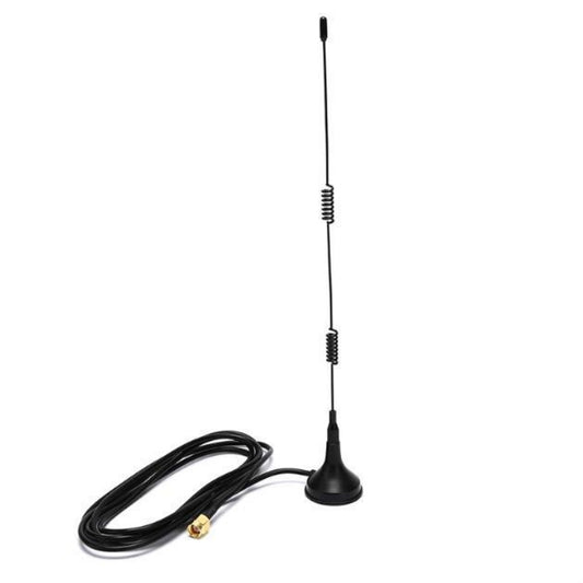 4 PCS 2.4G WiFi Omnidirectional Suction Cup Router Network Card Enhanced Antenna SMA Inner Pattern Inner Needle, Cable Length: 1.5m by buy2fix