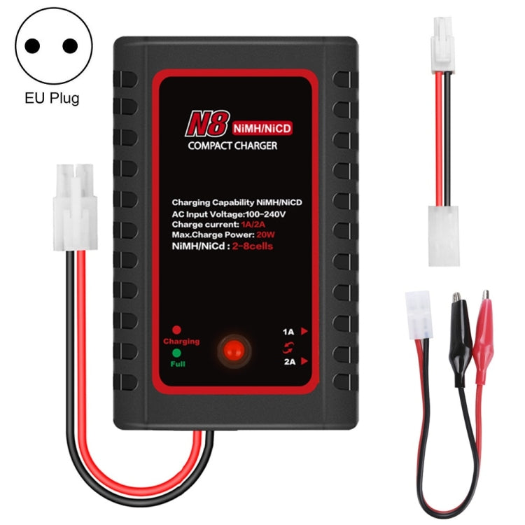 HTRC N8 Ni-MH Ni-Cr Battery Charger Smart Balance Charger, EU Plug - Toys & Hobbies by HTRC | Online Shopping UK | buy2fix