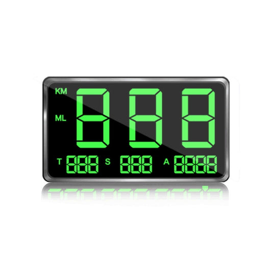 Kingneed C80 4.5inch HUD Car Head-up Display GPS Speed Meter Overspeed Alarm Mileage Altitude Clock(Black) by Kingneed