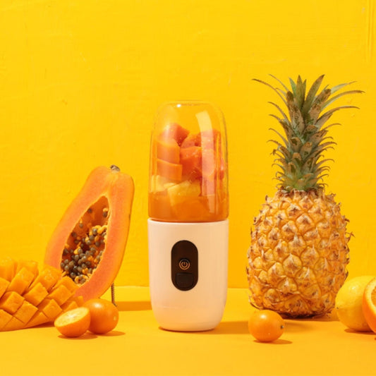 Mingdian Portable USB Rechargeable Juicer Mini Juice Cup(White) by buy2fix