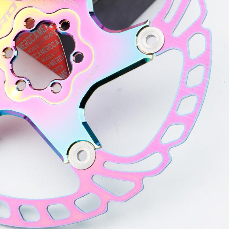 IIIPRO Floating Disc Road Mountain Bike Six Nail Disc Brake Disc, Size:203mm(Colorful) - Outdoor & Sports by IIIPRO | Online Shopping UK | buy2fix