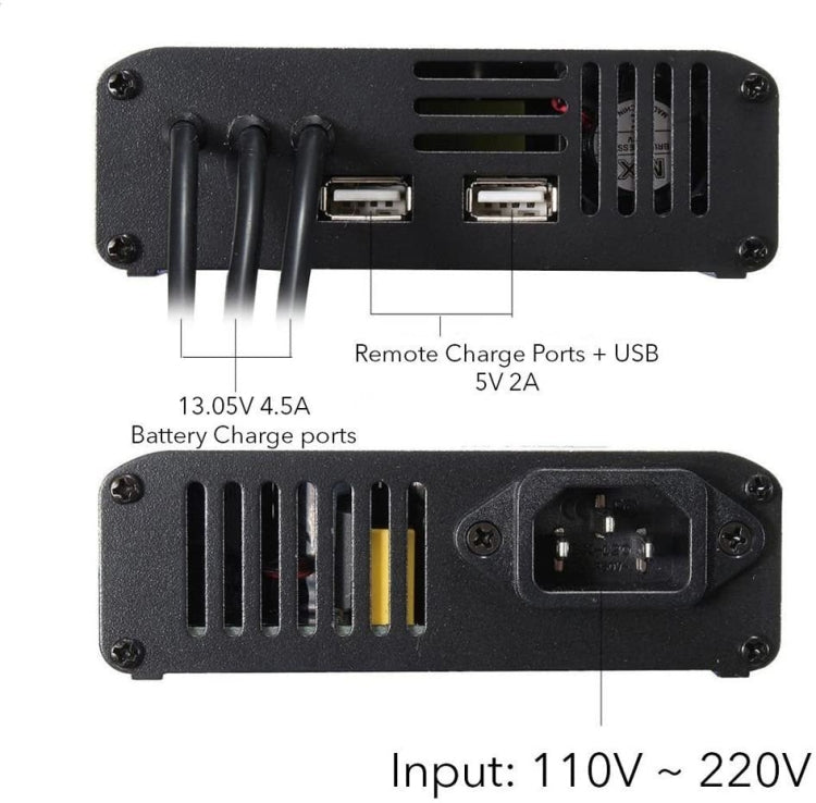For DJI MAVIC Pro Aluminum Alloy 5 in 1 Hub Intelligent Battery Controller Charger, Plug Type:US Plug - DJI & GoPro Accessories by buy2fix | Online Shopping UK | buy2fix