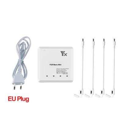 For DJI Mavic Mini Charger Battery USB 6 in 1 Hub Intelligent Battery Controller Charger, Plug Type:EU Plug - DJI & GoPro Accessories by buy2fix | Online Shopping UK | buy2fix