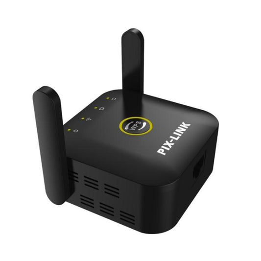 PIX-LINK WR22 300Mbps Wifi Wireless Signal Amplification Enhancement Extender, Plug Type:UK Plug(Black) by PIX-LINK