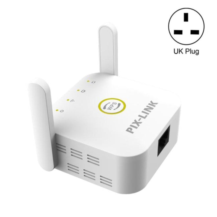 PIX-LINK WR22 300Mbps Wifi Wireless Signal Amplification Enhancement Extender, Plug Type:UK Plug(White) - Wireless Routers by PIX-LINK | Online Shopping UK | buy2fix