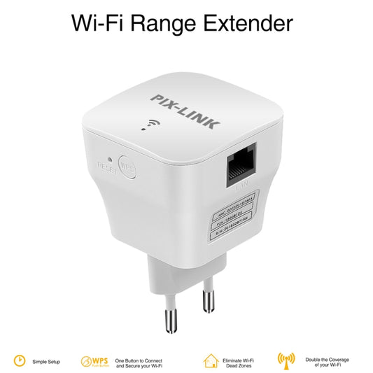 PIXLINK WR12 300Mbps WIFI Signal Amplification Enhanced Repeater, Plug Type:AU Plug by PIXLINK