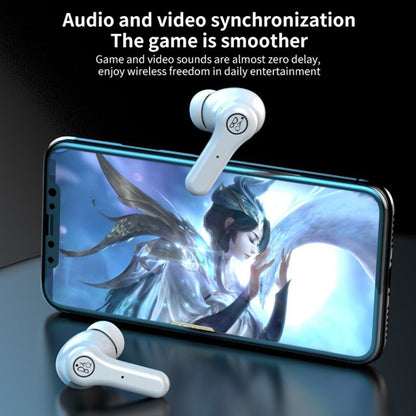 ANC Business Sports TWS Stereo Dual Ears Bluetooth V5.0+EDR Earphone with Charging Box(White) - TWS Earphone by buy2fix | Online Shopping UK | buy2fix