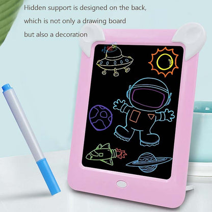 LED Luminous Drawing Board Electronic Fluorescent Writing Board Children Light Painting Message Board(Blue) - Consumer Electronics by buy2fix | Online Shopping UK | buy2fix