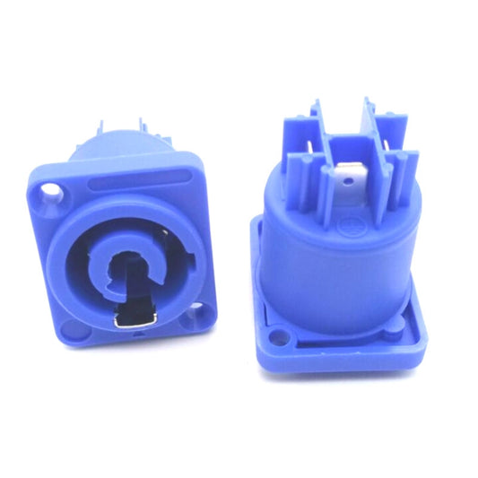 10 PCS Power Amplifier Audio Speaker Three-core Power Plug 3P LED Screen Power Audio Socket by buy2fix