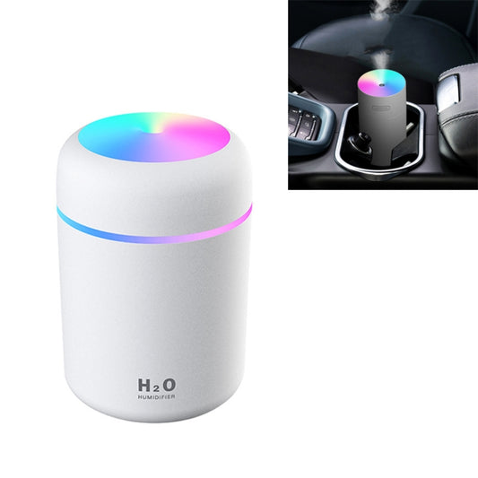 Colorful Cup Humidifier USB Car Air Purifier(White) - In Car by buy2fix | Online Shopping UK | buy2fix