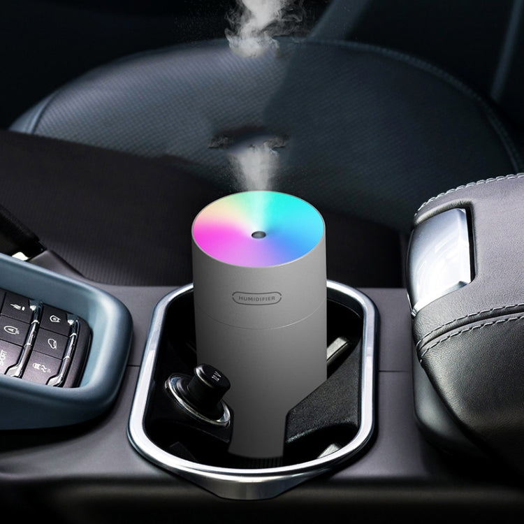 Colorful Cup Humidifier USB Car Air Purifier(White) - In Car by buy2fix | Online Shopping UK | buy2fix