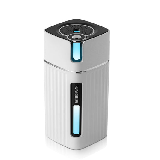 Humidifier USB Office Home Car Mute Portable Colorful Air Purifier(White) by buy2fix