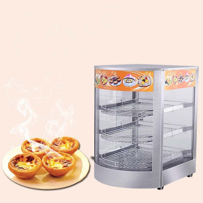 DH-1P Three-layer Electrical Heating Holding Cabinet Egg Tart Pizza Bread Food Heating Constant Temperature Holding Display Cabinet,  CN Plug - Home & Garden by buy2fix | Online Shopping UK | buy2fix