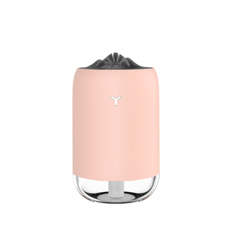 Car Portable Humidifier Household Night Light USB Spray Instrument Disinfection Aroma Diffuser(Pink) - In Car by buy2fix | Online Shopping UK | buy2fix