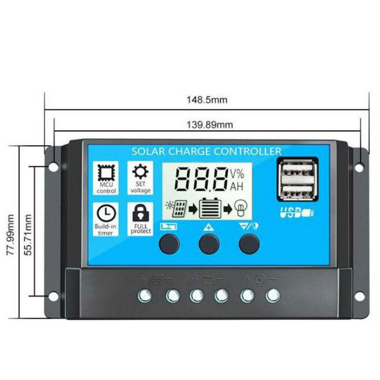 Street Lamp Smart Lighting Charging Solar Controller, Model: RBL-10A - Consumer Electronics by buy2fix | Online Shopping UK | buy2fix