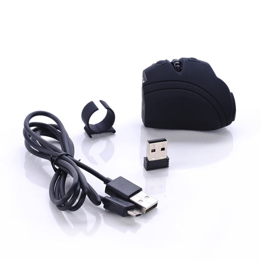 GM306 2.4GHz Wireless Finger Lazy Mice with USB Receiver(Black) by buy2fix