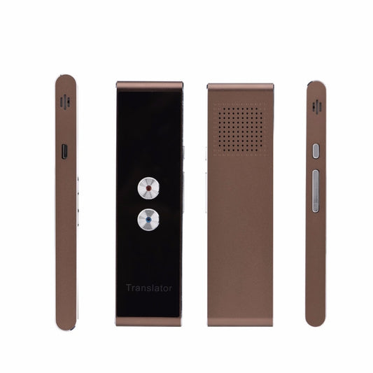 Portable Smart Voice Translator Upgrade Version for Learning Travel Business Meeting 3 in 1 voice Text Photo Language Translator(brown) by buy2fix