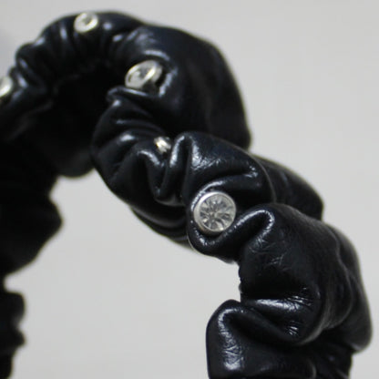 Crystal Car Interior Accessories Rear View Mirror Cover Leather Auto Rearview Mirror Cover Decoration by buy2fix