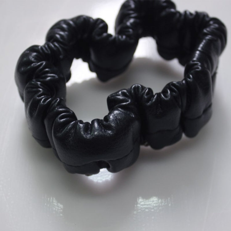 Crystal Car Interior Accessories Rear View Mirror Cover Leather Auto Rearview Mirror Cover Decoration by buy2fix