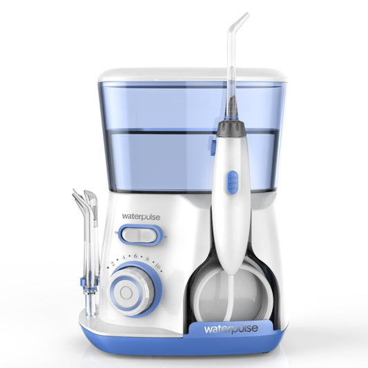 Waterpulse V300 800ml Oral Irrigator Dental Flosser Oral Hygiene Water Flossing Cleaner, Plug Type:EU(Blue) by Waterpulse
