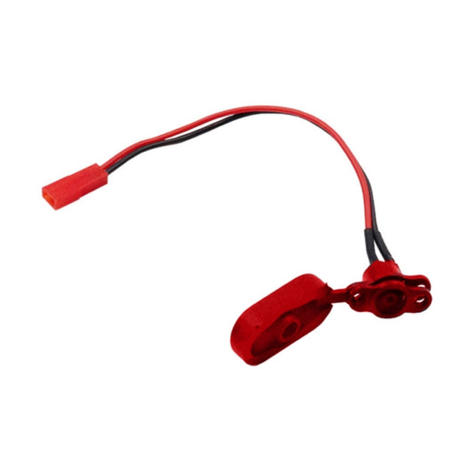 For Xiaomi Mijia M365 Electric Scooter Accessories Waterproof Connector Battery Charging Head(with Red Waterproof Cover) by buy2fix