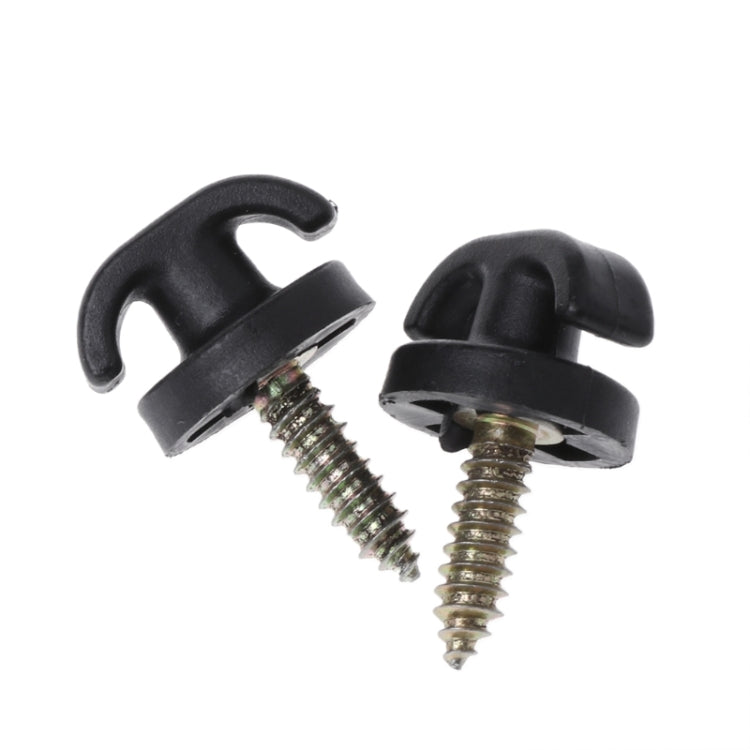 2 PCS Universal Car Trunk Original Hook Flat Type Vertical Luggage Net Hook Link by buy2fix