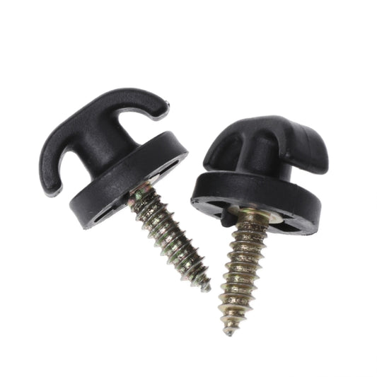 2 PCS Universal Car Trunk Original Hook Flat Type Vertical Luggage Net Hook Link by buy2fix
